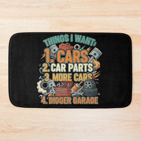 Item preview, retro things i want funny mechanic garage list designed and sold by ArtDesignTp.