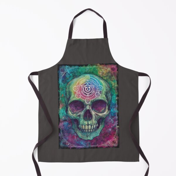 Item preview, Colorful Psychedelic Sugar Skull Illustration designed and sold by Piotrek0001.