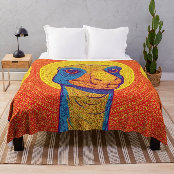 Item preview, Psychedelic Ostrich Head with Halo Graphic designed and sold by Piotrek0001.