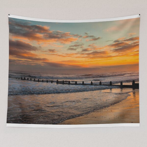 Item preview, Golden Sunrise on the Northumberland Coast designed and sold by Violaman.
