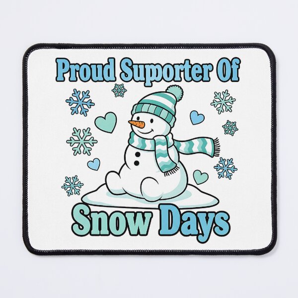 Item preview, proud supporter of snow days funny teacher crew designed and sold by ArtDesignTp.