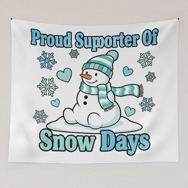 Item preview, proud supporter of snow days funny teacher crew designed and sold by ArtDesignTp.