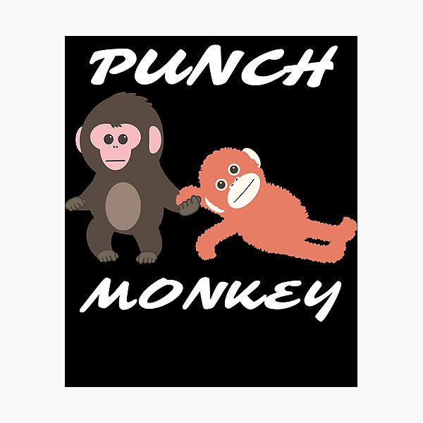 Item preview, Punch Monkey - sad monkey designed and sold by TobiasLogic.