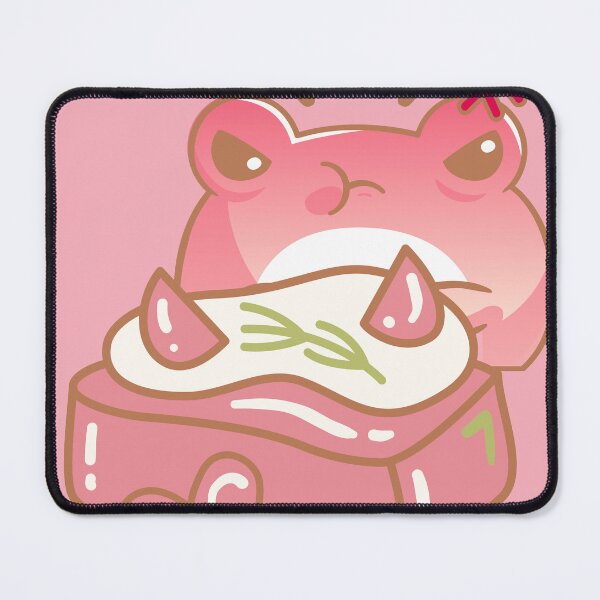 Item preview, Angry Pink Frog and Gourmet Toast designed and sold by Kanniax.