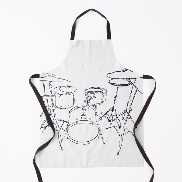 Item preview, Minimalist drum sketch #4 designed and sold by adoratioacademy.