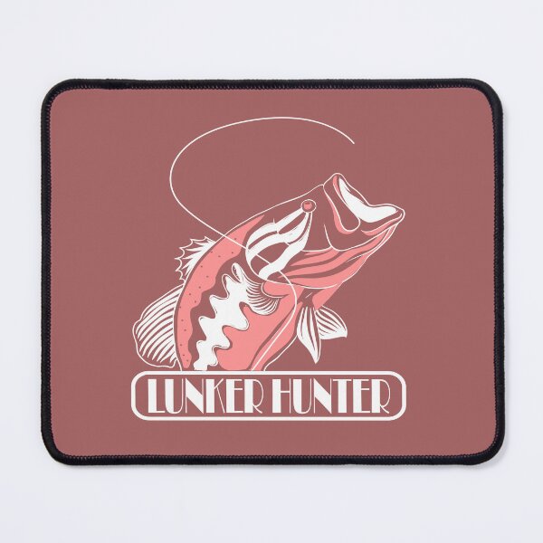Item preview, Vintage Lunker Bass Hunter Fishing Graphic designed and sold by Stag Prime Shop.