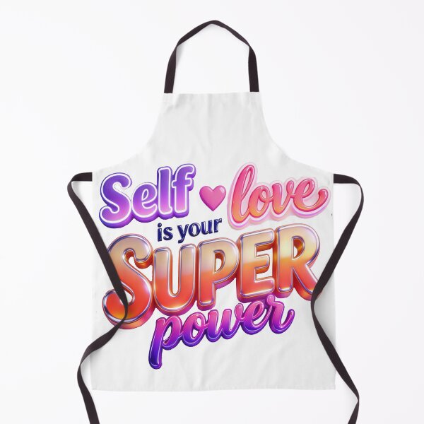 Item preview, "Self Love is Your SUPER Power" – Vibrant Orange-Purple Empowerment Sticker Art designed and sold by ARTCREATESHOP.