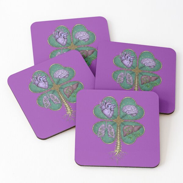 Artikelvorschau, Anatomie Kleeblatt St. Patrick Medica Druck entworfen und verkauft von med-lavender-ee.