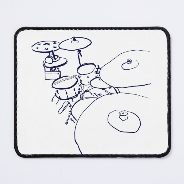 Item preview, Minimalist drum sketch #5 designed and sold by adoratioacademy.