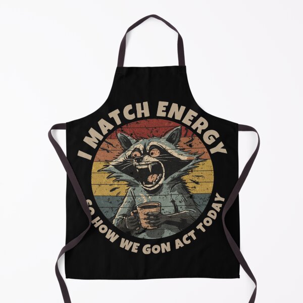 Item preview, I Match Energy Chaotic Raccoon Meme designed and sold by Region.