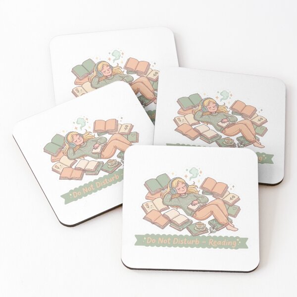 Item preview, Do Not Disturb Reading – Cozy Bookworm Aesthetic BookTok Reader Illustration designed and sold by SirensSageStone.