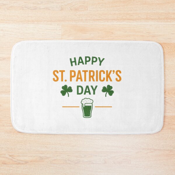 Item preview, Minimalist Happy St Patrick's Day Shamrock Design designed and sold by Kate1art.