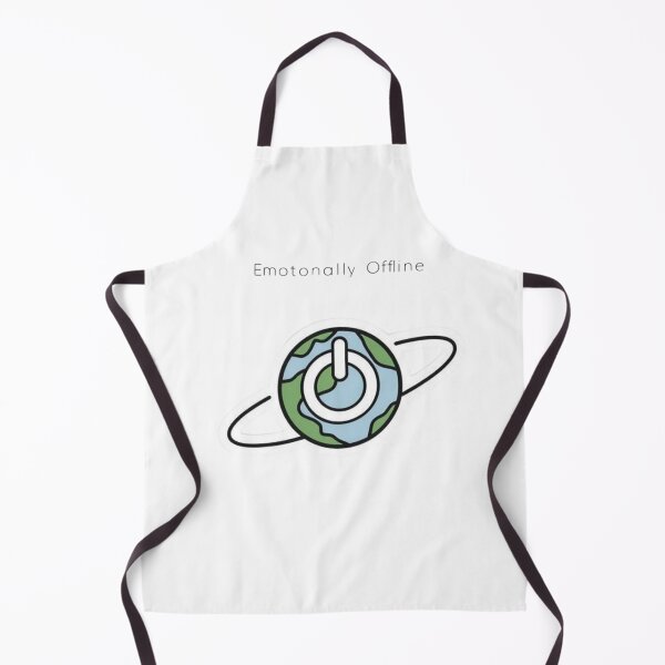 Item preview, Emotionally Offline – Introvert Mental Health Minimalist Design designed and sold by Low Battery Society.