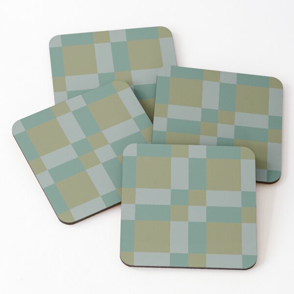 Item preview, Green Rectangles and squares  seamless repeating pattern designed and sold by SeamlessDsign.