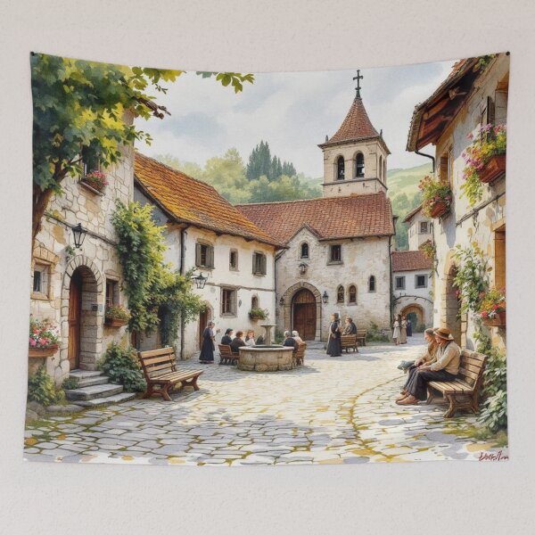 Item preview, Village on the road designed and sold by jefboutique6150.