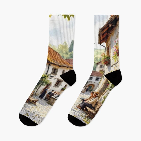 Item preview, Village on the road designed and sold by jefboutique6150.