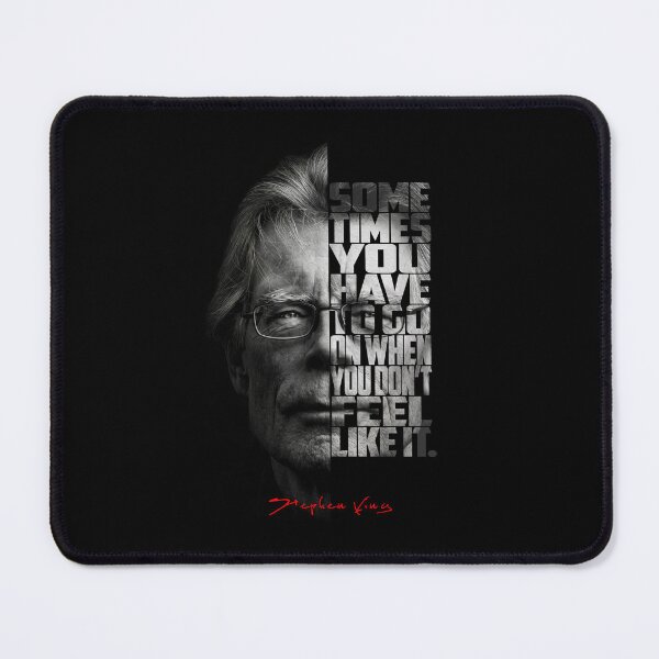 Item preview, Stephen King Split Face Quote Poster designed and sold by Enea Kelo.