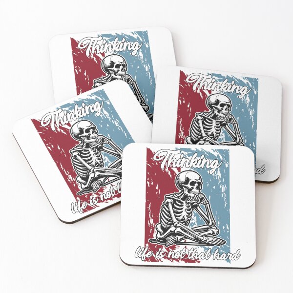 Item preview, Skeleton Thinker - Life is Not That Hard designed and sold by fabiandesigns88.