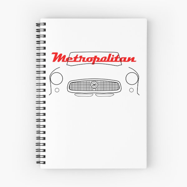Item preview, Nash Metropolitan 1950s classic car emblem and outline (black) designed and sold by soitwouldseem.