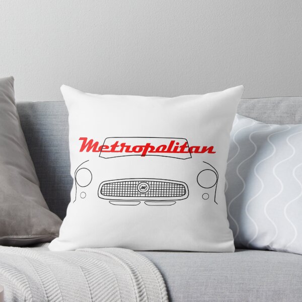 Item preview, Nash Metropolitan 1950s classic car emblem and outline (black) designed and sold by soitwouldseem.