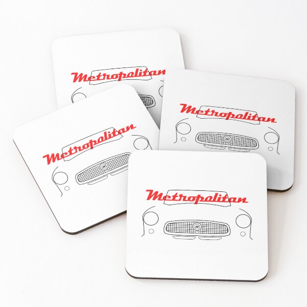 Item preview, Nash Metropolitan 1950s classic car emblem and outline (black) designed and sold by soitwouldseem.