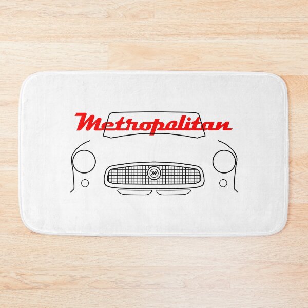 Item preview, Nash Metropolitan 1950s classic car emblem and outline (black) designed and sold by soitwouldseem.