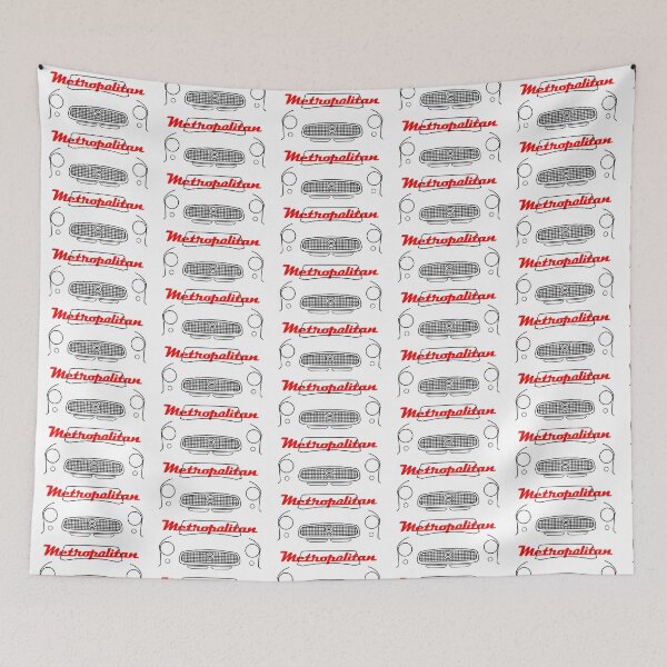 Item preview, Nash Metropolitan 1950s classic car emblem and outline (black) designed and sold by soitwouldseem.