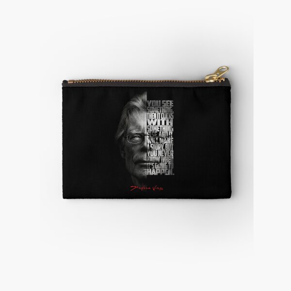 Item preview, Stephen King Split Face Quote Poster designed and sold by Enea Kelo.