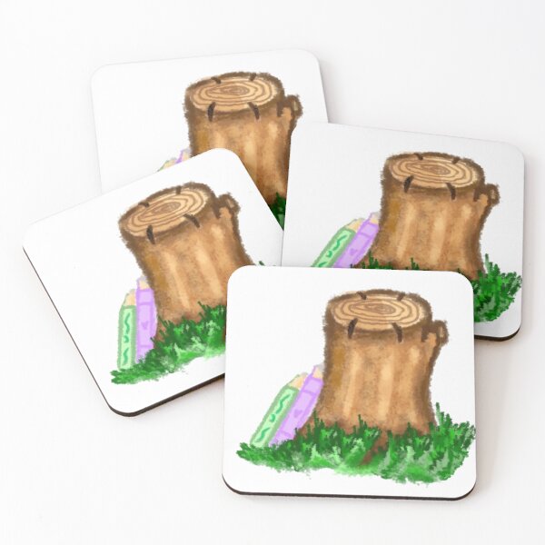 Item preview, Cozy Reading Books by Tree Stump Illustration designed and sold by Kaydoodled.