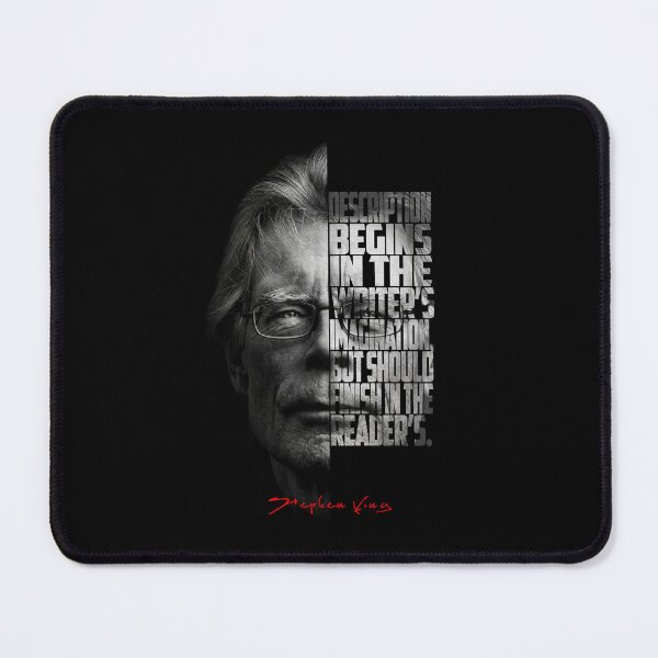 Item preview, Stephen King Split Face Quote Poster designed and sold by Enea Kelo.