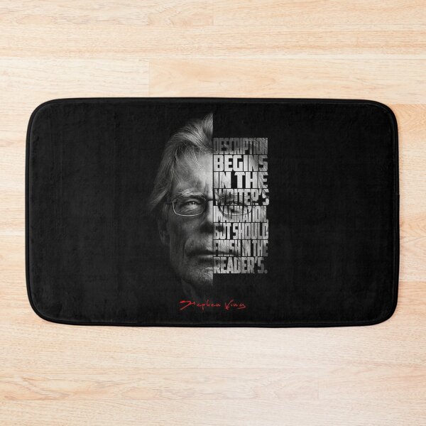 Item preview, Stephen King Split Face Quote Poster designed and sold by Enea Kelo.