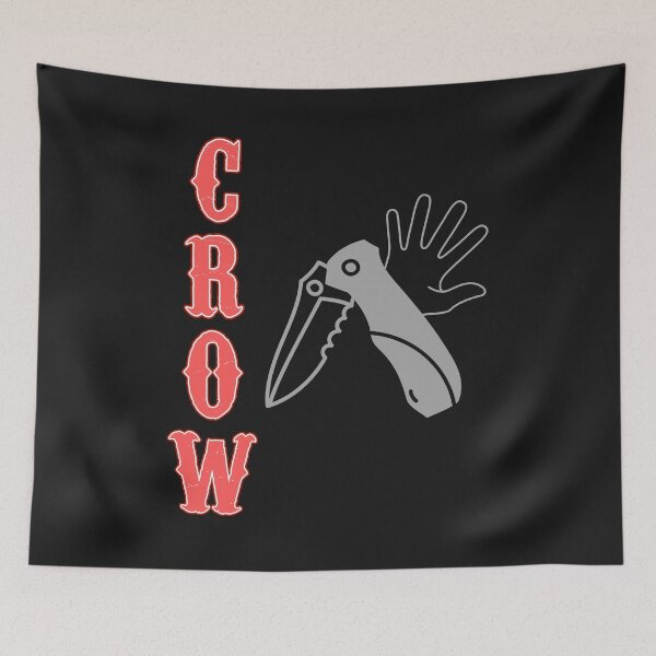 Item preview, CROW – Surreal Bird Made of Knife and Hand Concept Art designed and sold by Aquarius-club.