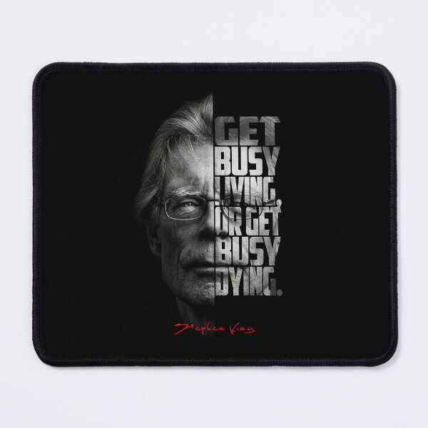 Item preview, Stephen King Split Face Quote Poster designed and sold by Enea Kelo.