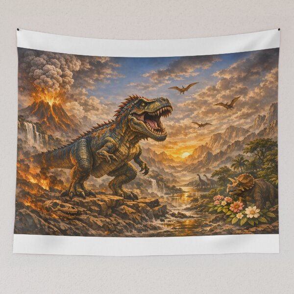 Item preview, Dinosaur Showdown Design designed and sold by space_cactus_shop.