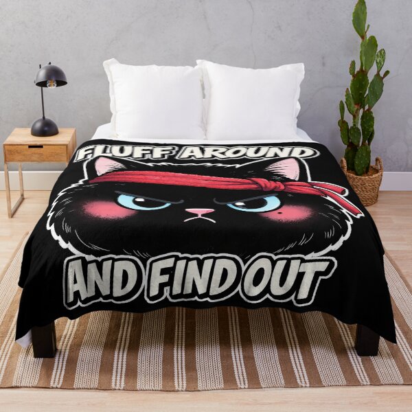 Item preview, Fluff Around and Find Out Cat Design designed and sold by AlvelinaCP.