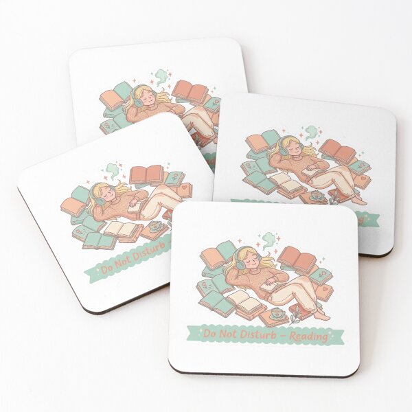 Item preview, Do Not Disturb Reading – Cozy Bibliophile Aesthetic BookTok Reader Illustration designed and sold by SirensSageStone.