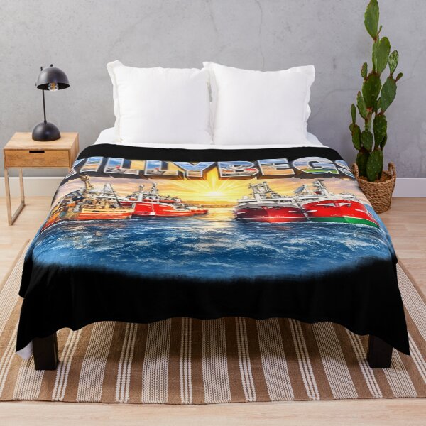 Item preview, Killybegs Sunset with Fishing Trawlers Na Cealla Beaga County Donegal designed and sold by OliDesigns.
