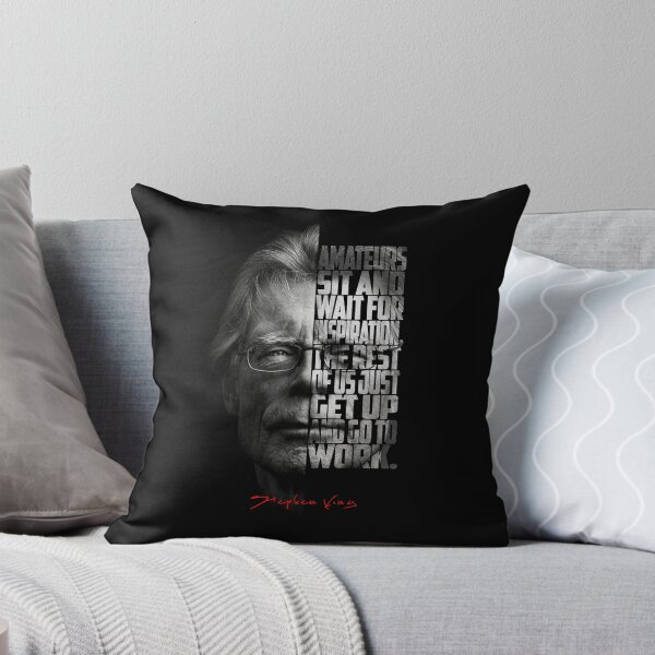 Item preview, Stephen King Split Face Quote Poster designed and sold by Enea Kelo.