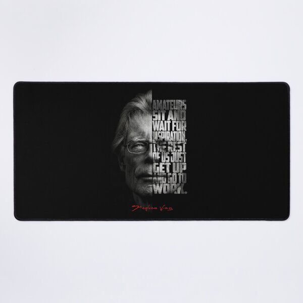Item preview, Stephen King Split Face Quote Poster designed and sold by Enea Kelo.