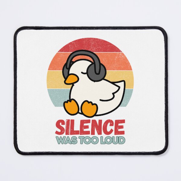 Item preview, Silence Was Too Loud Minimalist Quote Design designed and sold by CleanDecor.