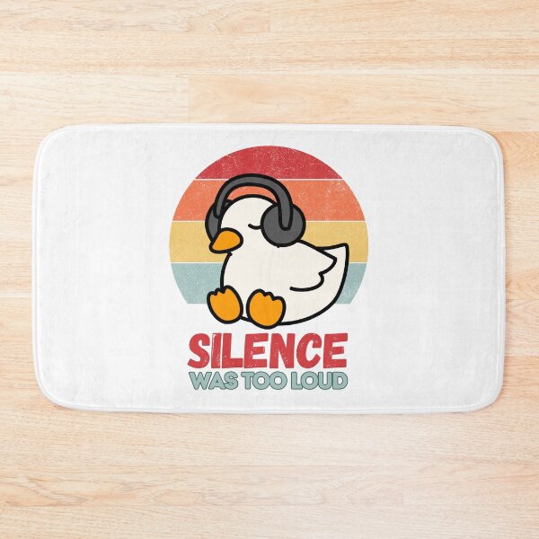 Item preview, Silence Was Too Loud Minimalist Quote Design designed and sold by CleanDecor.