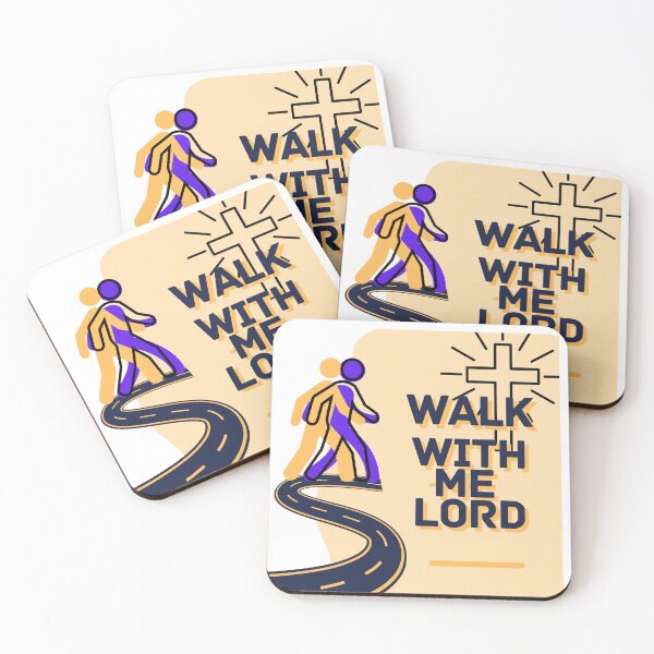 Item preview, Walk with me Lord Christian design designed and sold by TheProverbsMom.