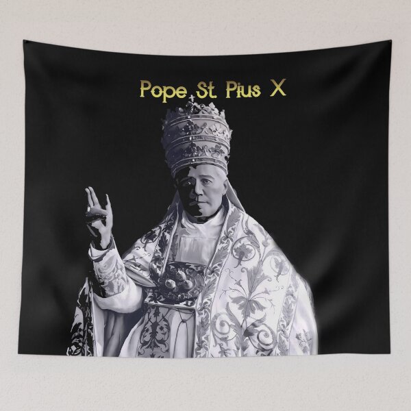 Item preview, Pope St. Pius X designed and sold by ✠Extra✠Ecclesiam✠Nulla✠Salus✠.