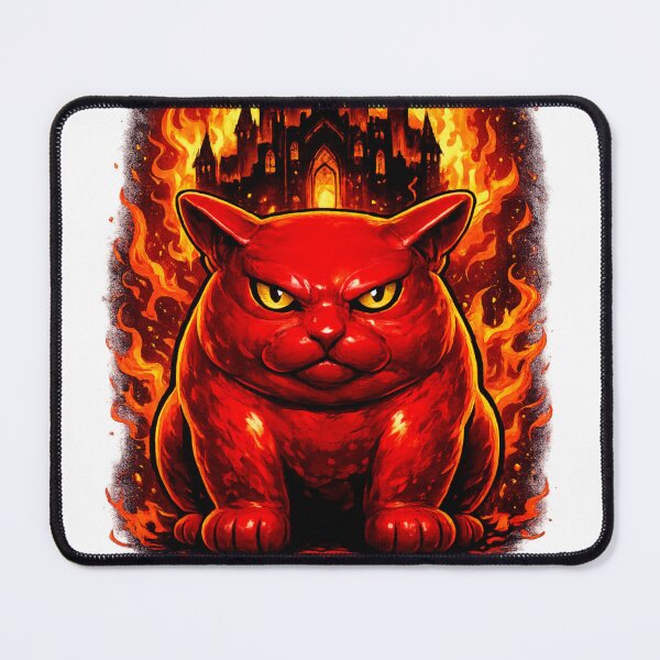 Item preview, Hellfire Castle Cat designed and sold by FontheadArt.
