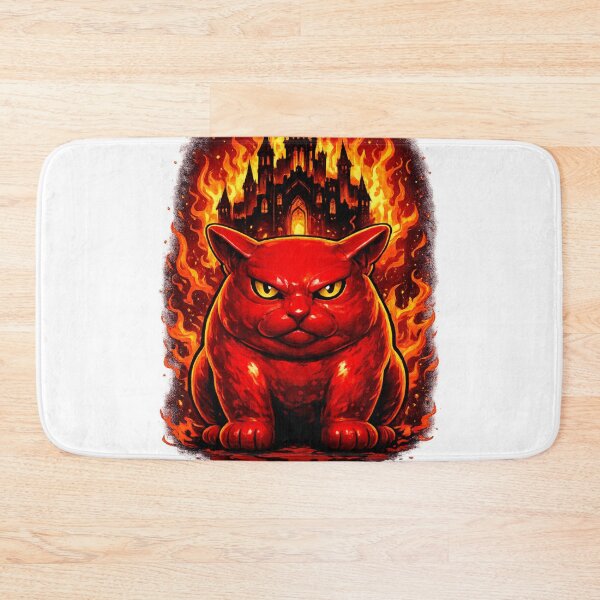Item preview, Hellfire Castle Cat designed and sold by FontheadArt.