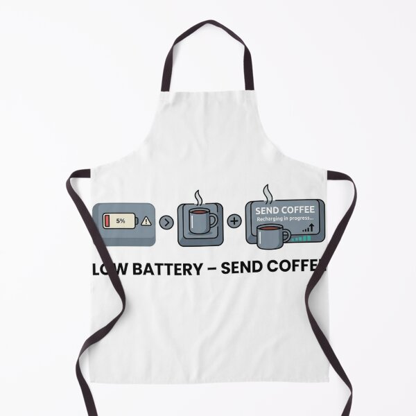 Item preview, Low Battery Send Coffee Funny Remote Work Coffee Lover Design designed and sold by ZYNORAworld.