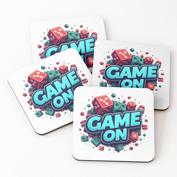Item preview, Title Game On Vibrant Dice Gaming Illustration designed and sold by Posiheal26.