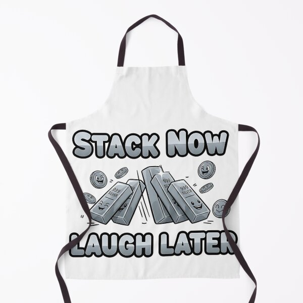 Item preview, stack now laugh later silver stacker humor designed and sold by ArtDesignTp.