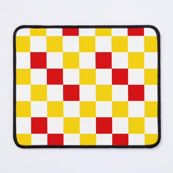 Item preview, Red White Yellow Checkered Pattern Design designed and sold by PatternTitan.