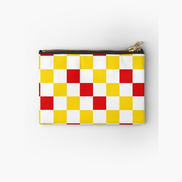 Item preview, Red White Yellow Checkered Pattern Design  designed and sold by PatternTitan.